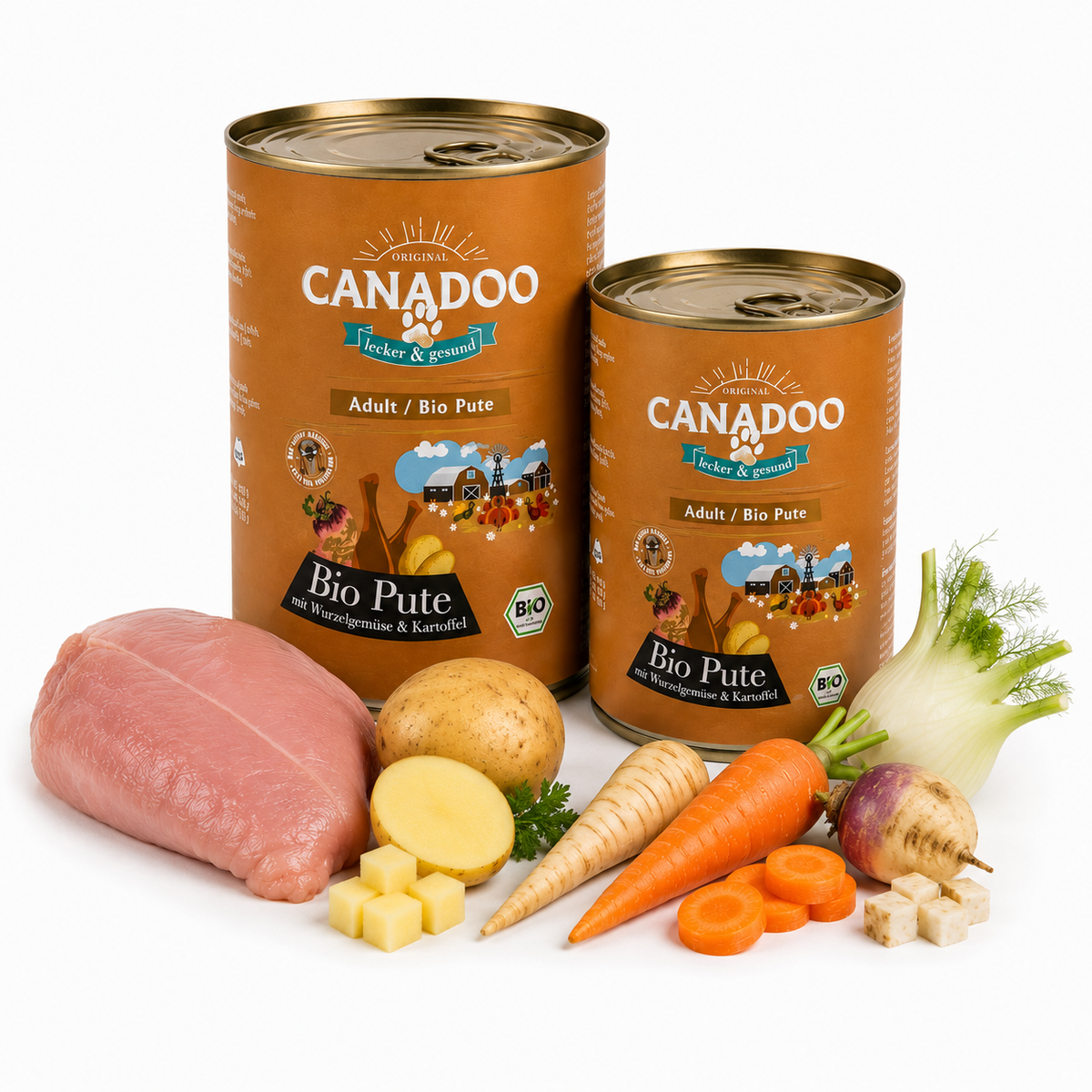 Canadoo Adult Bio Pute mit Wurzelgemüse & Kartoffel